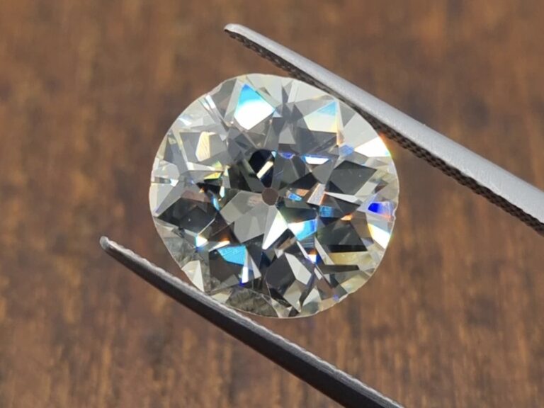 A 5 carat old European cut diamond